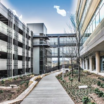 high-performance precast concrete, Security Service Federal Credit Union, precast concrete parking structures