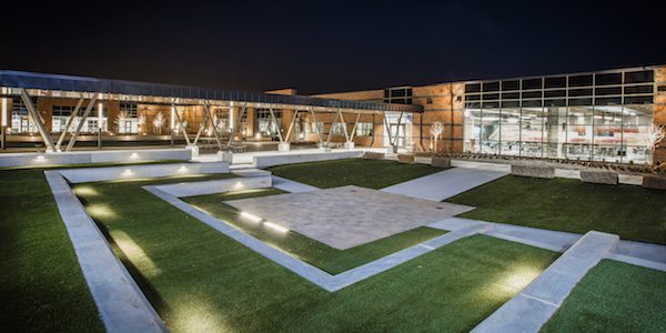 Canadian Valley Courtyard 3 web designing school buildings, Precast concrete design for schools Canadian Valley