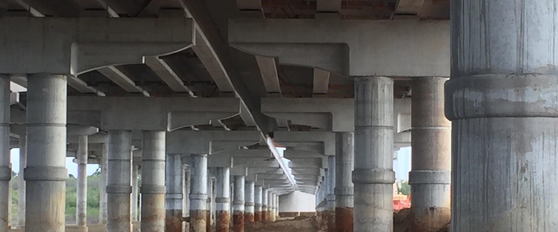 Arroyo Veleño Bridge underneath best use precast manufacturing awards bridge and transportation structure solutions suppliers associate members PCMA Texas Oklahoma New Mexico