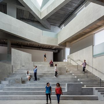 Glassell School of Art interior precast concrete design high performance texas oklahoma new mexico