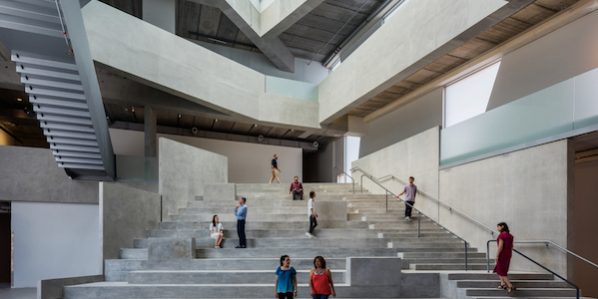 Glassell School of Art interior precast concrete design high performance texas oklahoma new mexico