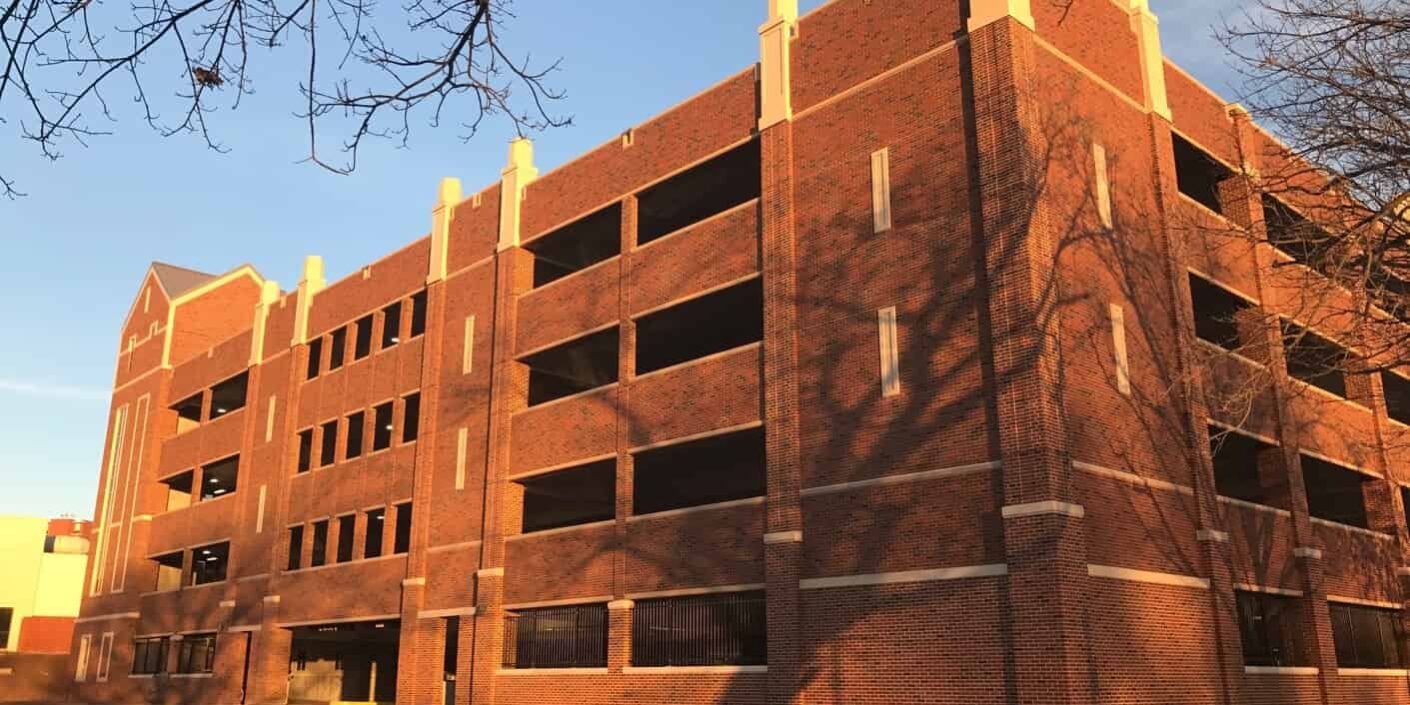 OU 2 University of Oklahoma – Jenkins Ave. Parking Facility, Prefabricated Concrete Façade System